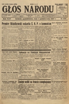 Głos Narodu. 1937, nr 273