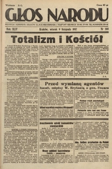Głos Narodu. 1937, nr 308