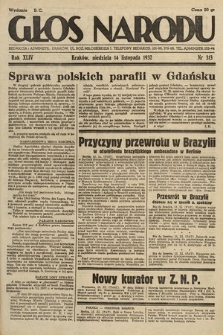 Głos Narodu. 1937, nr 313