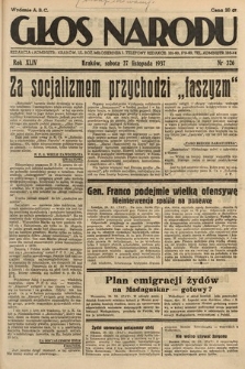 Głos Narodu. 1937, nr 326 [skonfiskowany]