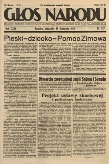 Głos Narodu. 1937, nr 327