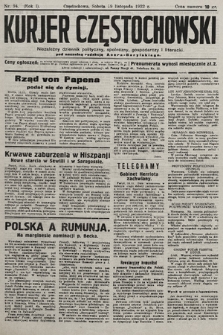 Kurjer Częstochowski : niezależny dziennik polityczny, społeczny, gospodarczy i literacki. 1932, nr 94
