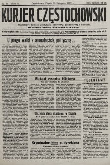 Kurjer Częstochowski : niezależny dziennik polityczny, społeczny, gospodarczy i literacki. 1932, nr 99