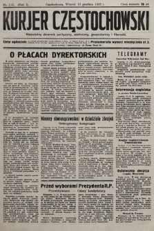 Kurjer Częstochowski : niezależny dziennik polityczny, społeczny, gospodarczy i literacki. 1932, nr 113