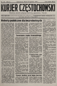 Kurjer Częstochowski : niezależny dziennik polityczny, społeczny, gospodarczy i literacki. 1932, nr 119