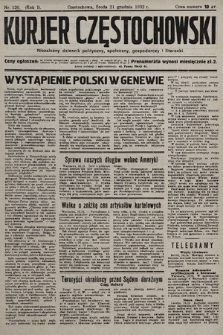 Kurjer Częstochowski : niezależny dziennik polityczny, społeczny, gospodarczy i literacki. 1932, nr 120