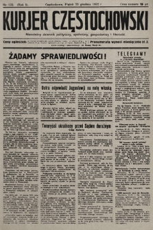 Kurjer Częstochowski : niezależny dziennik polityczny, społeczny, gospodarczy i literacki. 1932, nr 122