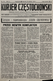 Kurjer Częstochowski : niezależny dziennik polityczny, społeczny, gospodarczy i literacki. 1932, nr 125