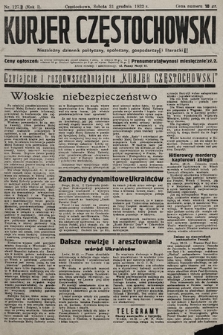 Kurjer Częstochowski : niezależny dziennik polityczny, społeczny, gospodarczy i literacki. 1932, nr 127