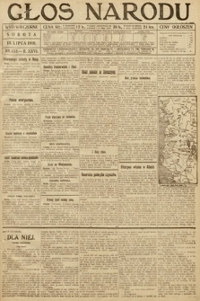 Głos Narodu (wydanie wieczorne). 1918, nr 153
