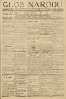 Głos Narodu (wydanie wieczorne). 1918, nr 158