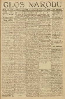Głos Narodu (wydanie poranne). 1918, nr 159