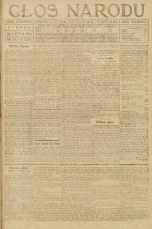 Głos Narodu (wydanie poranne). 1918, nr 163