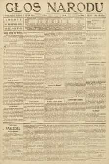 Głos Narodu (wydanie wieczorne). 1918, nr 177