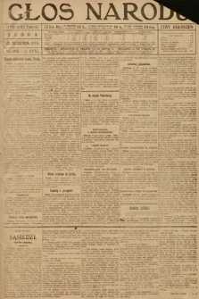 Głos Narodu (wydanie wieczorne). 1918, nr 185