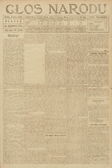 Głos Narodu (wydanie poranne). 1918, nr 192
