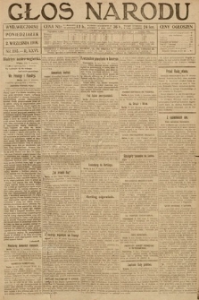 Głos Narodu (wydanie wieczorne). 1918, nr 195