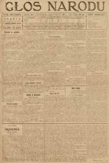 Głos Narodu (wydanie wieczorne). 1918, nr 200