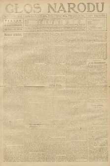 Głos Narodu (wydanie poranne). 1918, nr 204