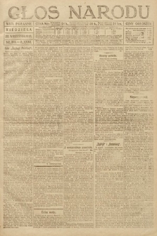 Głos Narodu (wydanie poranne). 1918, nr 212