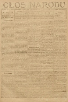 Głos Narodu (wydanie poranne). 1918, nr 215