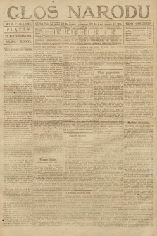 Głos Narodu (wydanie poranne). 1918, nr 216
