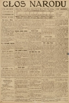 Głos Narodu (wydanie wieczorne). 1918, nr 222