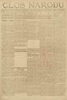 Głos Narodu (wydanie poranne). 1918, nr 228
