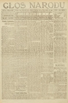Głos Narodu (wydanie poranne). 1918, nr 247