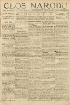 Głos Narodu (wydanie poranne). 1918, nr 262