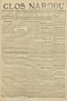 Głos Narodu (wydanie poranne). 1918, nr 269