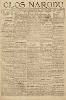 Głos Narodu (wydanie poranne). 1918, nr 275