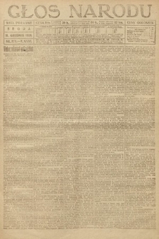 Głos Narodu (wydanie poranne). 1918, nr 279