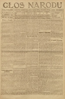 Głos Narodu (wydanie poranne). 1918, nr 283
