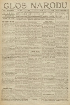 Głos Narodu (wydanie poranne). 1918, nr 291