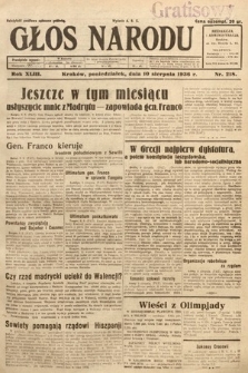 Głos Narodu. 1936, nr 218