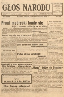 Głos Narodu. 1936, nr 316