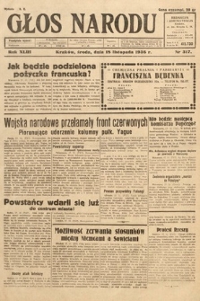 Głos Narodu. 1936, nr 317