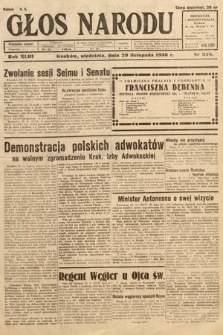 Głos Narodu. 1936, nr 328