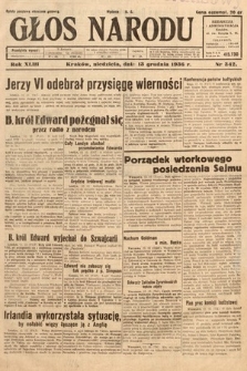 Głos Narodu. 1936, nr 342