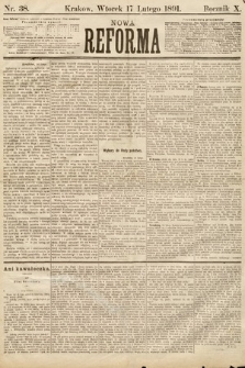 Nowa Reforma. 1891, nr 38