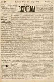 Nowa Reforma. 1891, nr 45