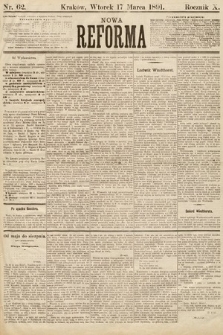 Nowa Reforma. 1891, nr 62