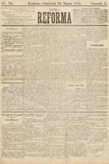 Nowa Reforma. 1891, nr 70