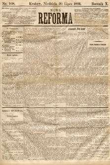 Nowa Reforma. 1891, nr 168