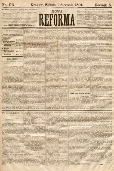Nowa Reforma. 1891, nr 173