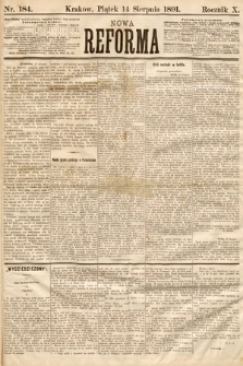Nowa Reforma. 1891, nr 184