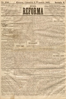 Nowa Reforma. 1891, nr 200