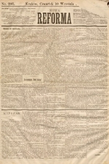 Nowa Reforma. 1891, nr 205