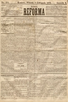 Nowa Reforma. 1891, nr 251